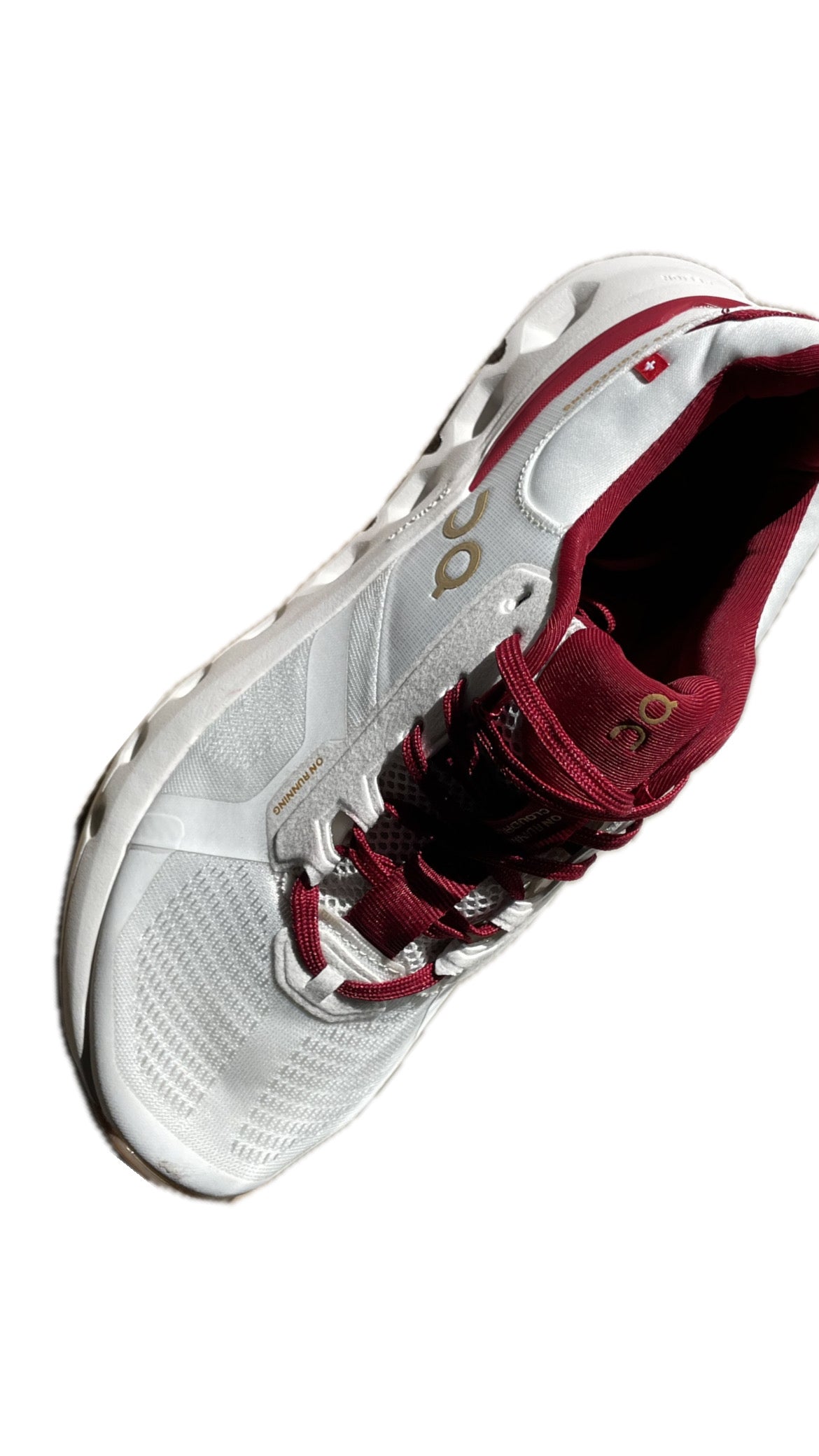 Runner blanco rojo