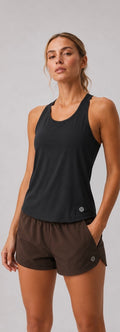 Playera Lululemon sin manga negra