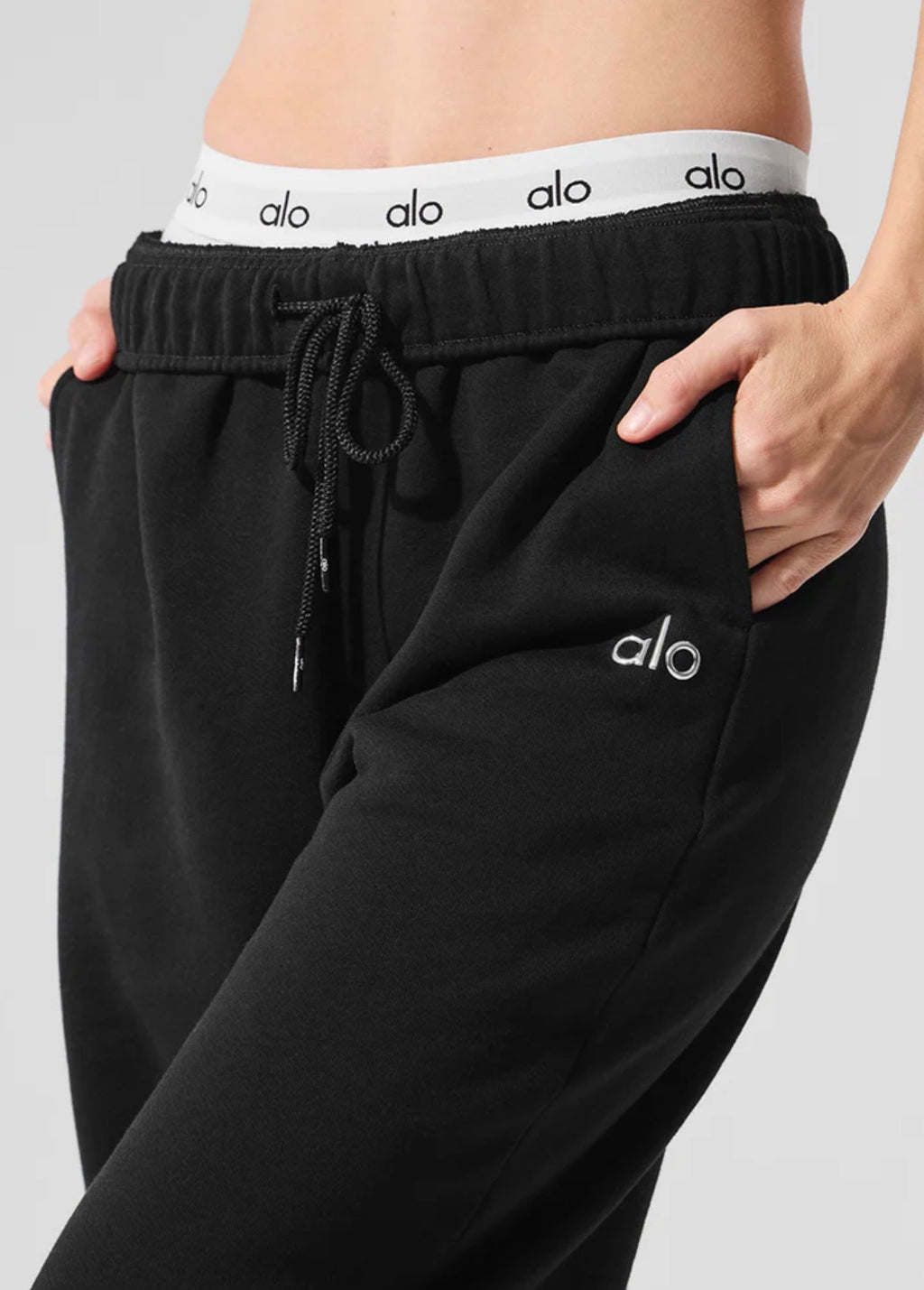 Pants Alo yoga algodón negro