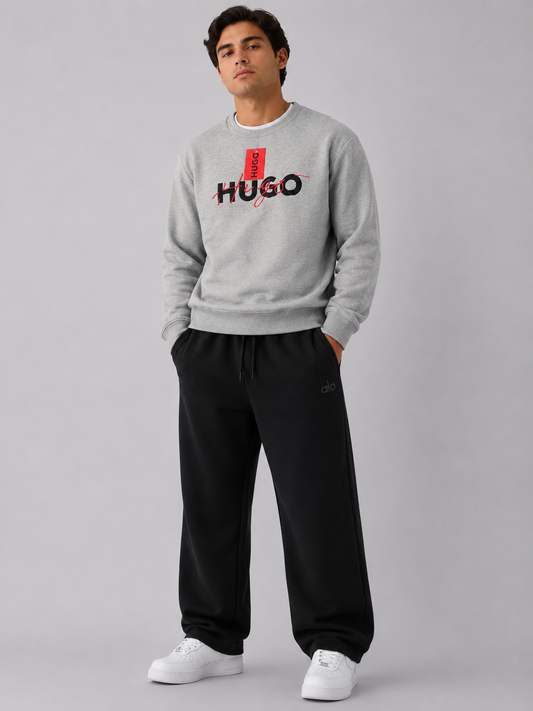 Sudadera Hugo boos gris claro