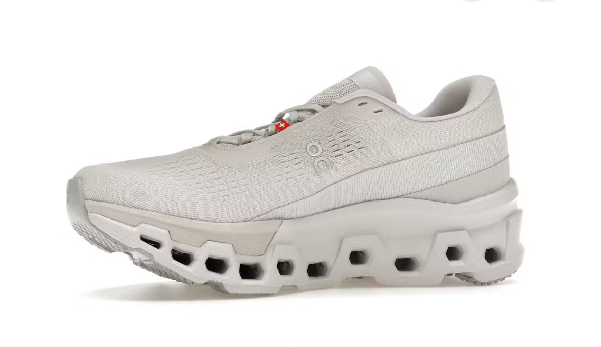 On running beige
