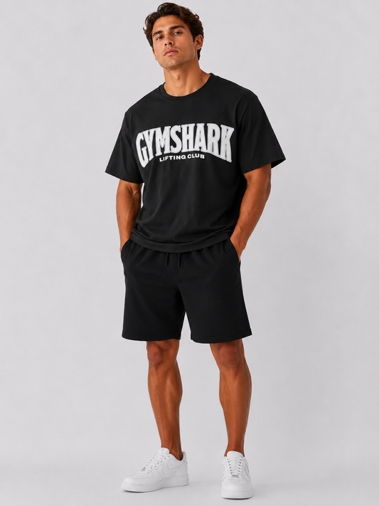 Playera Gymshark negra negro