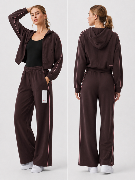 Conjunto Lululemon Pant recto cafe