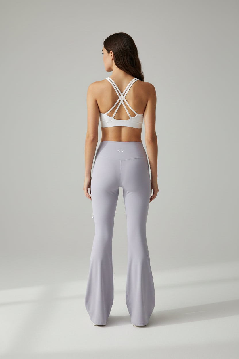 Leggin alo yoga acampanado lila