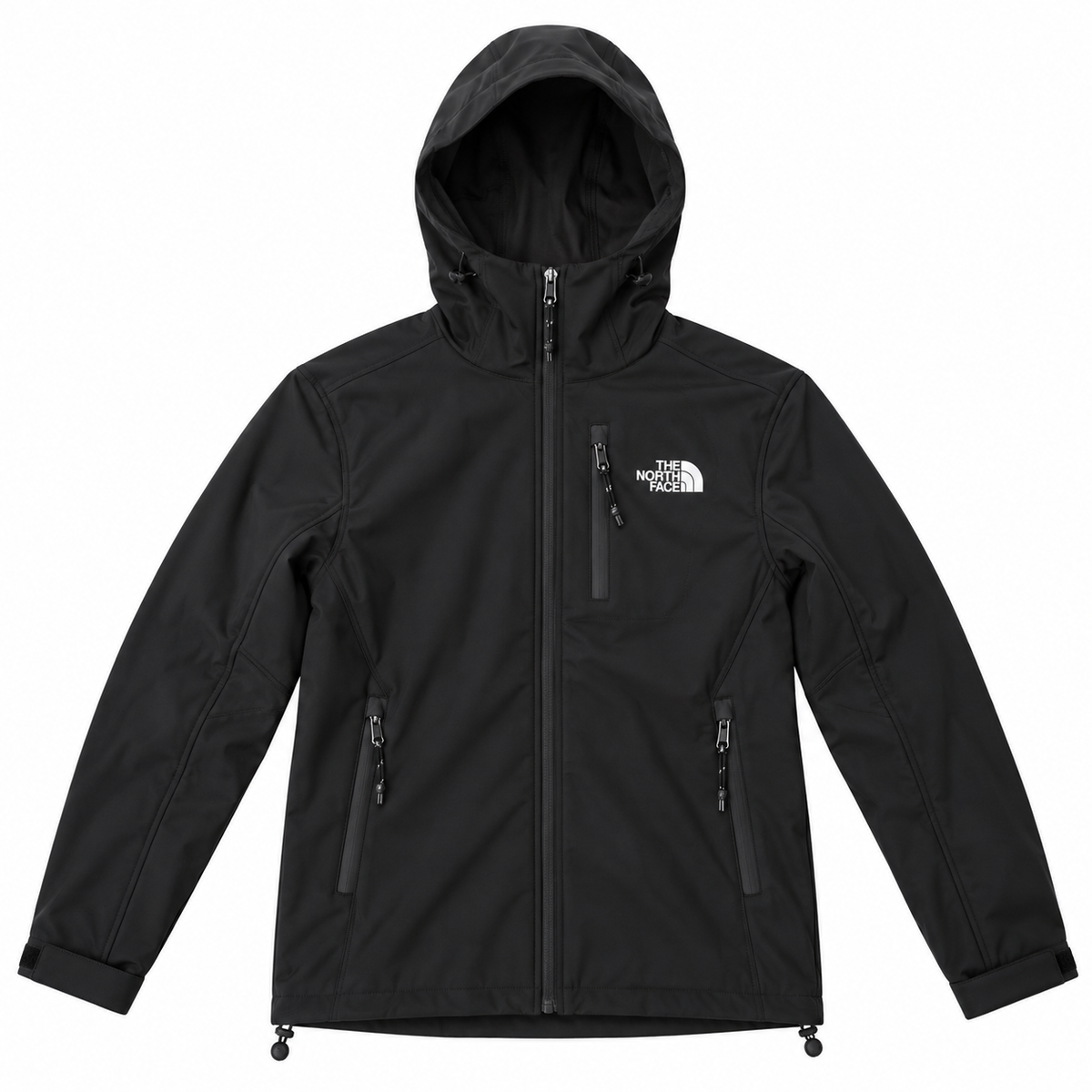 Chamarra the north face negra
