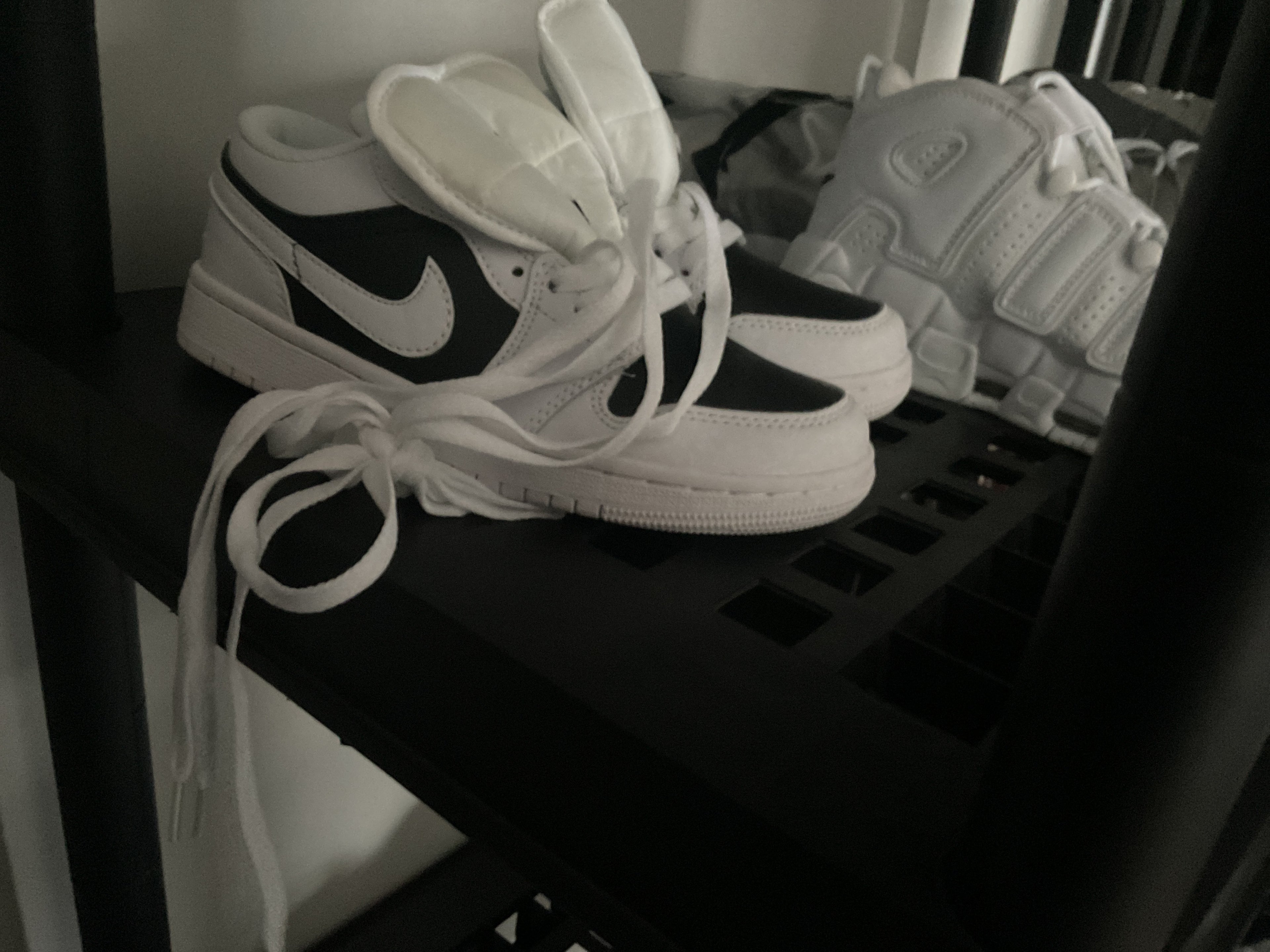 Nike blanco negro