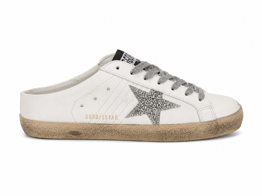 Golden Goose de meter estrellas plateada