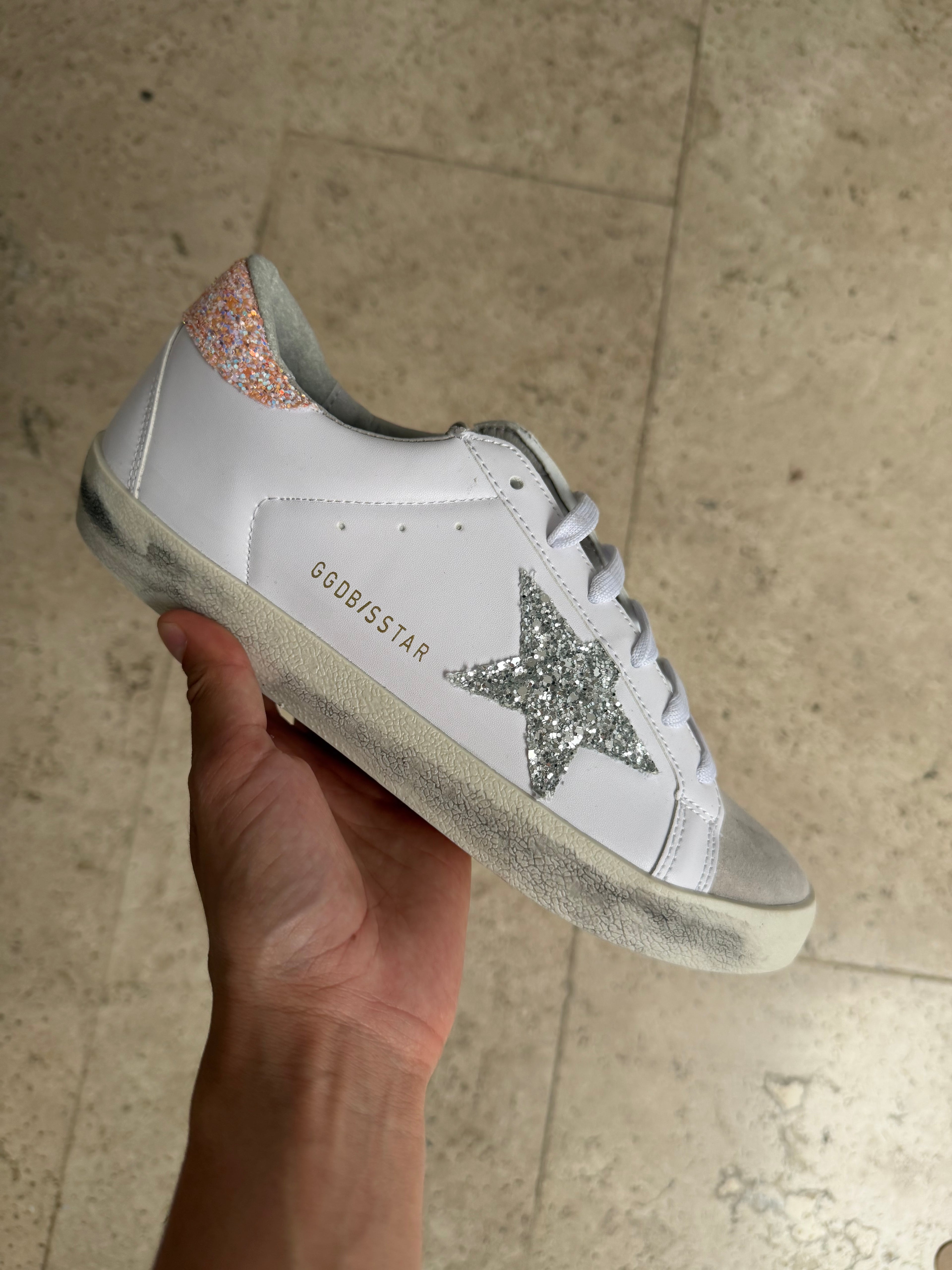 Golden goose plata rosa