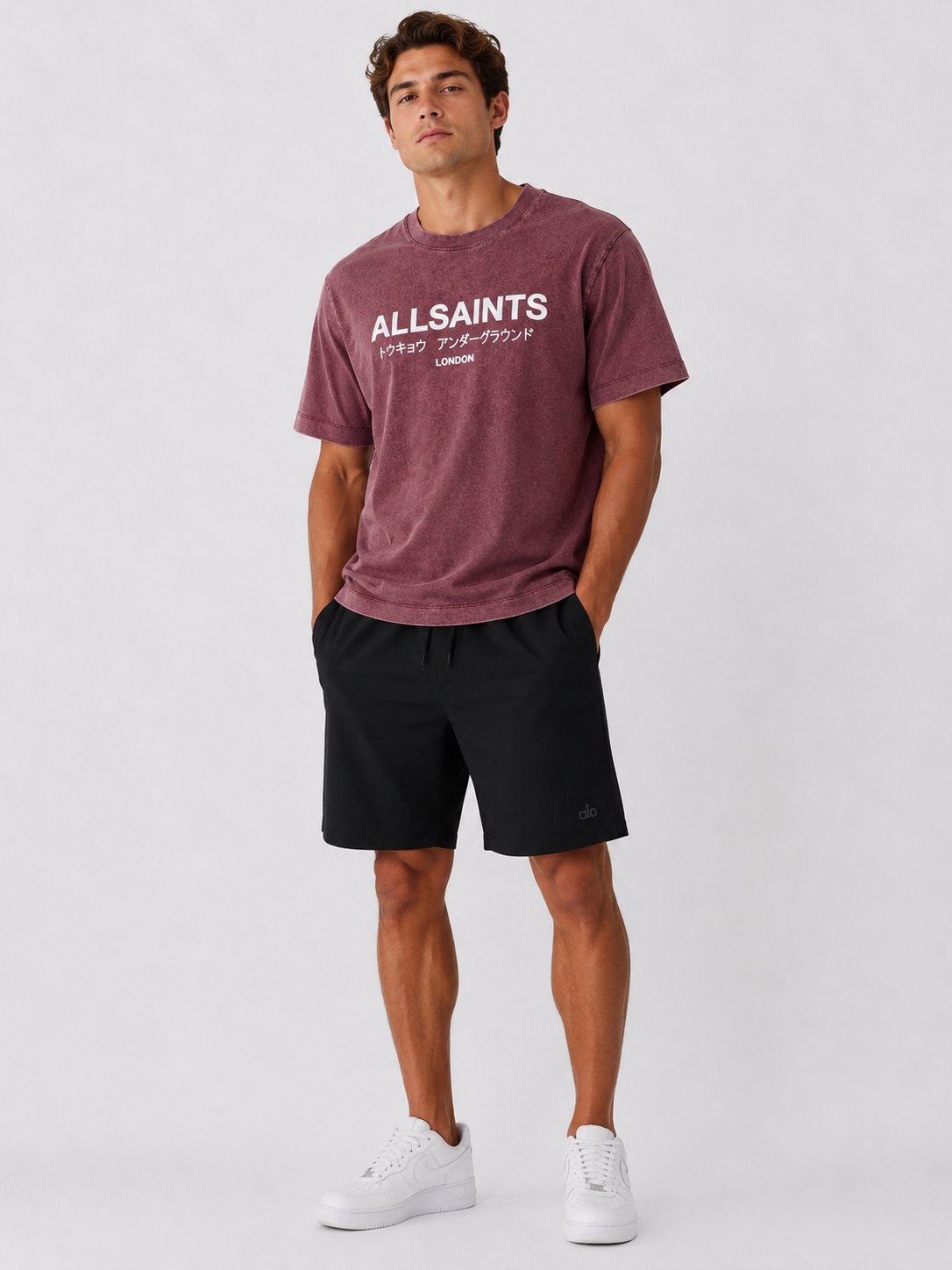Playera allsaints vino