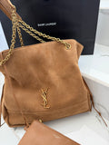 Bolsa ysl de piel mostaza
