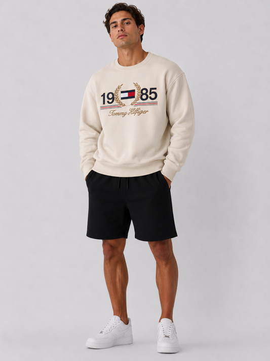 Sudadera Tommy beige