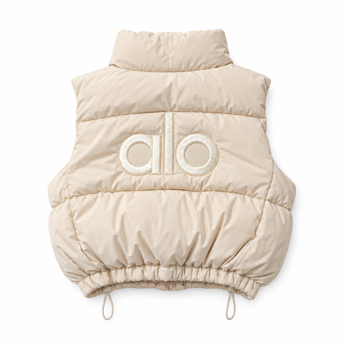 Chaleco Alo yoga bordado hueso