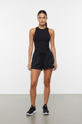 Short Alo yoga oversize negro