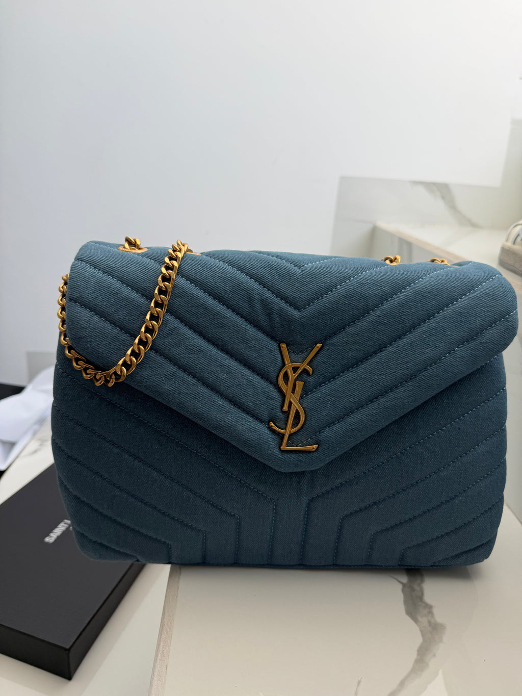 Bolsa ysl mezclilla