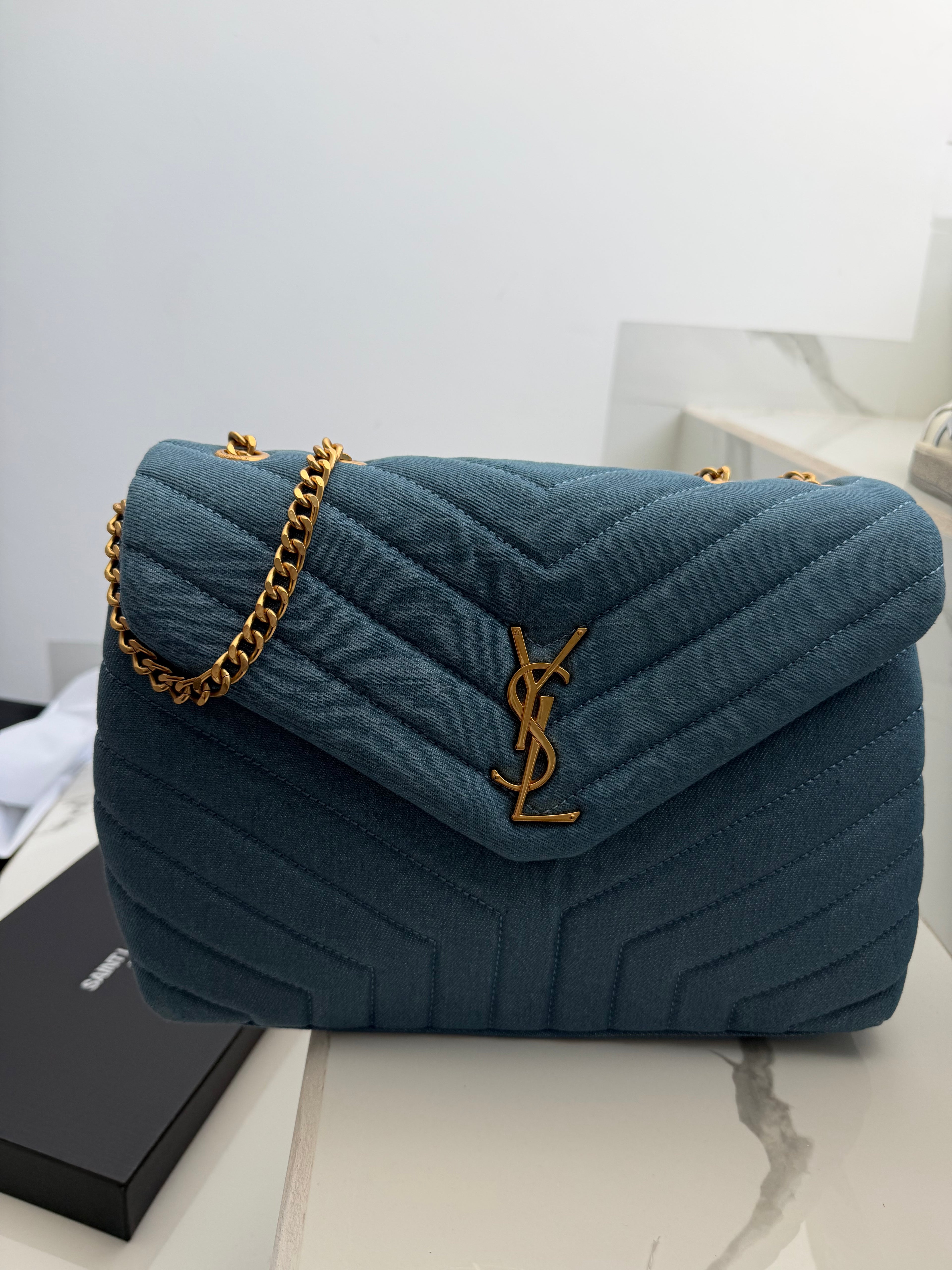 Bolsa ysl mezclilla