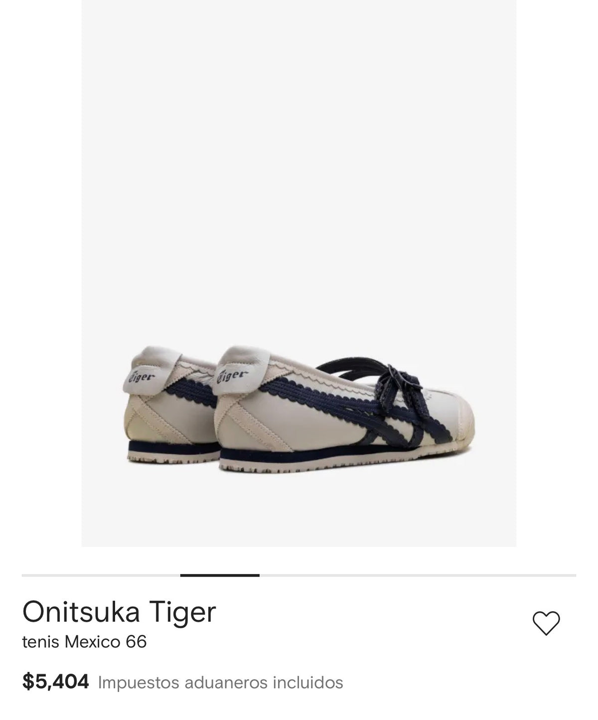 Onisuka tiger balerina flats