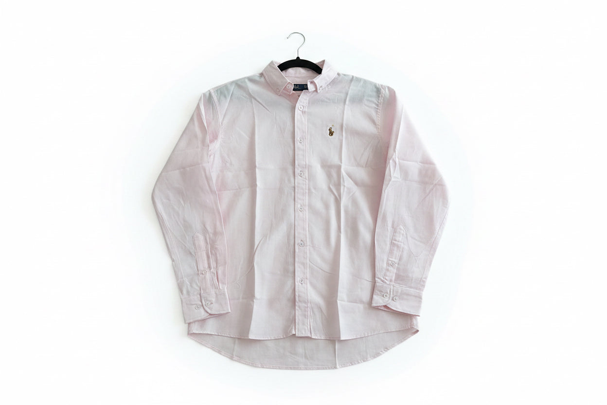 Camisa polo rosa