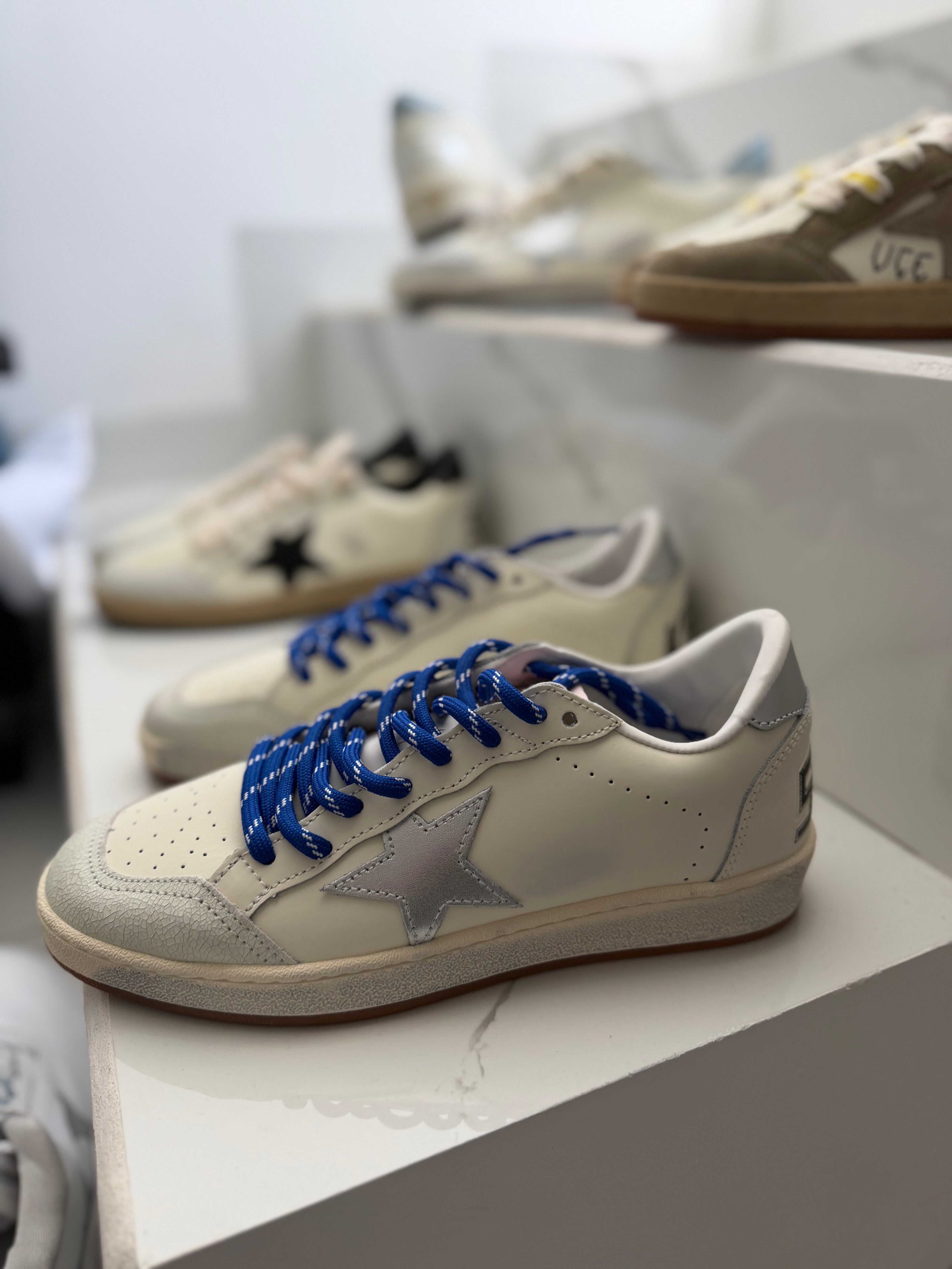 Golden Goose agujeta azul