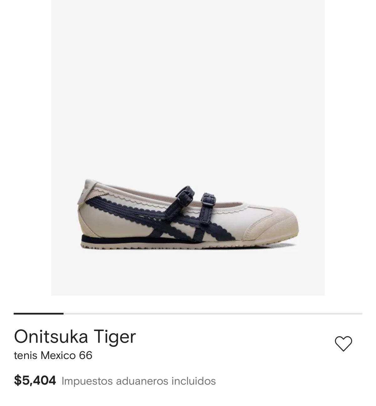 Onisuka tiger balerina flats