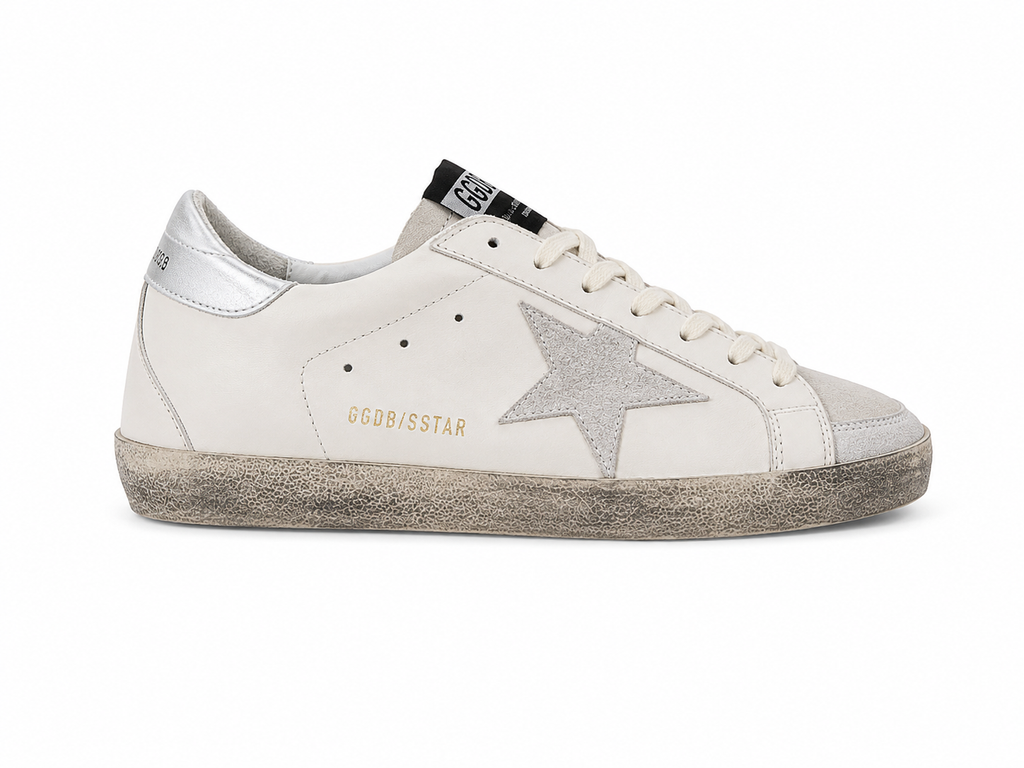 Golden goose latte gris caballero