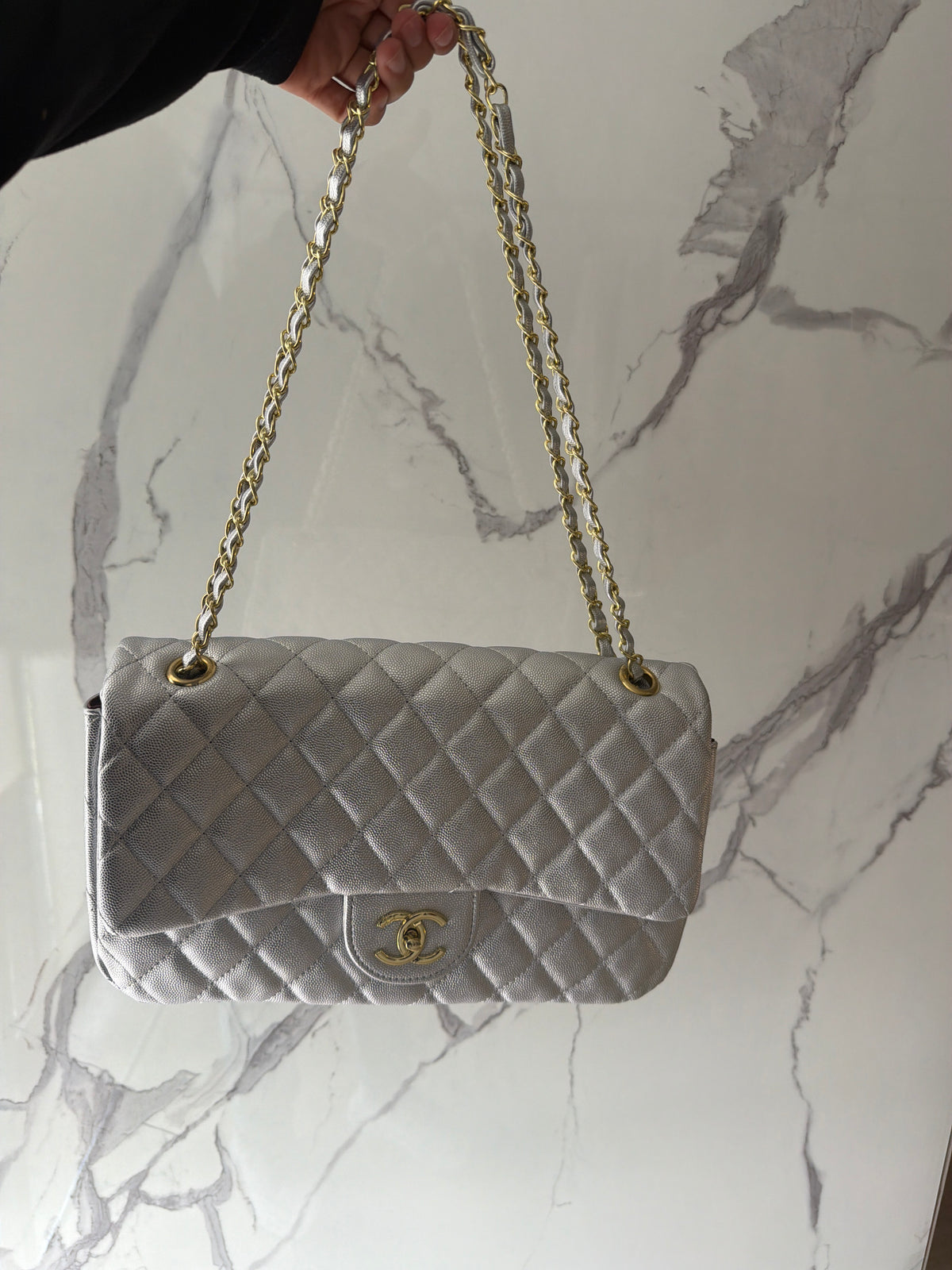 Bolsa Chanel plata