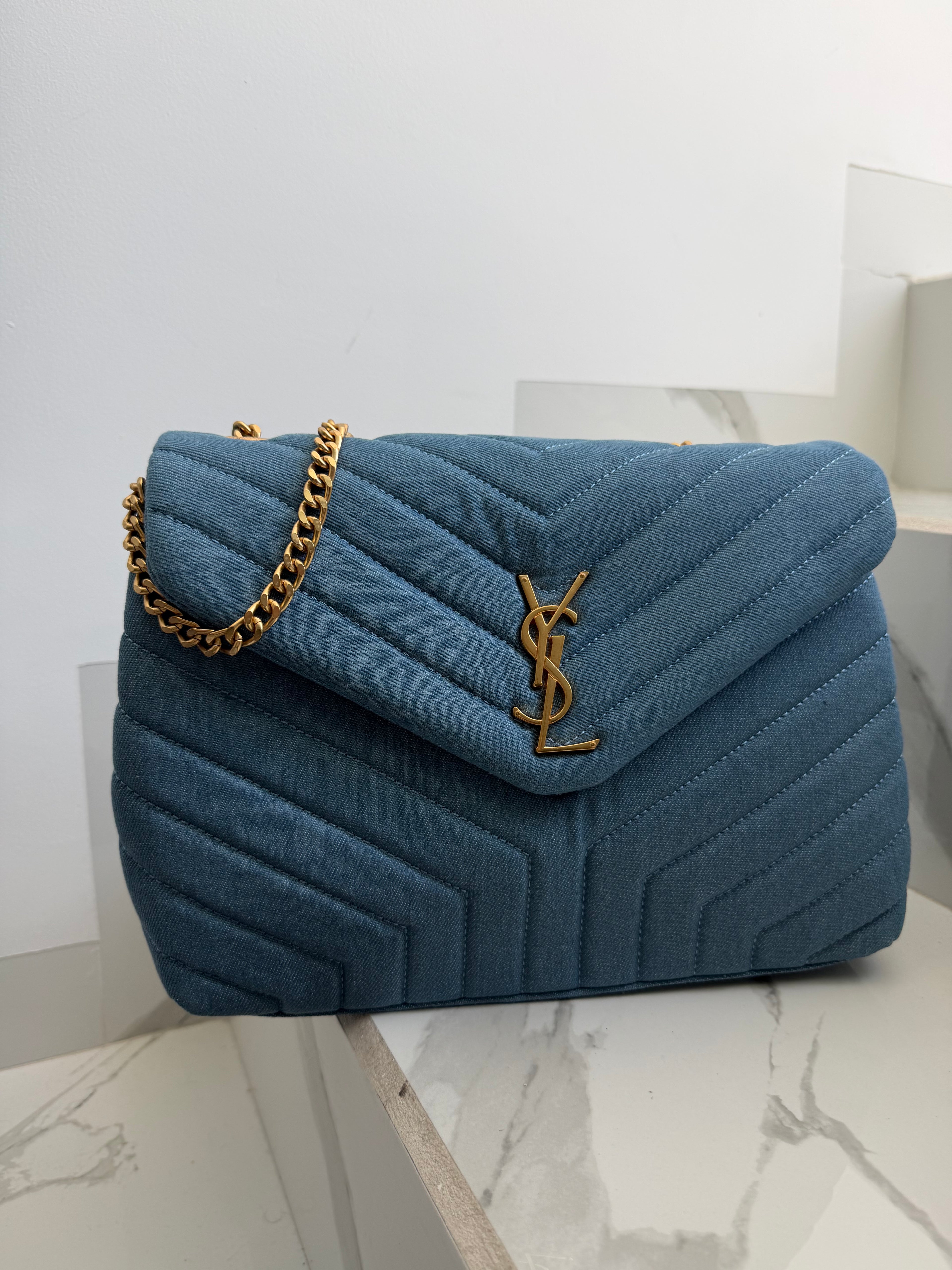 Bolsa ysl mezclilla