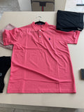 Playera polo rosa