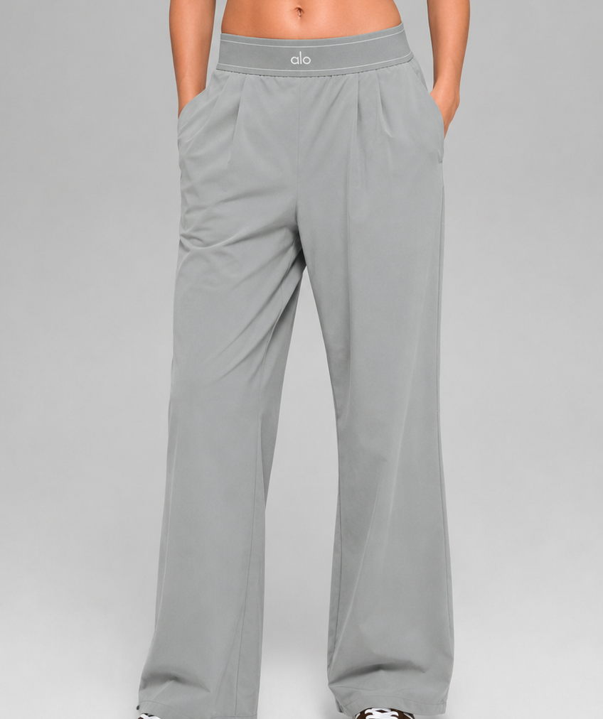 Pantalón alo yoga resorte gris