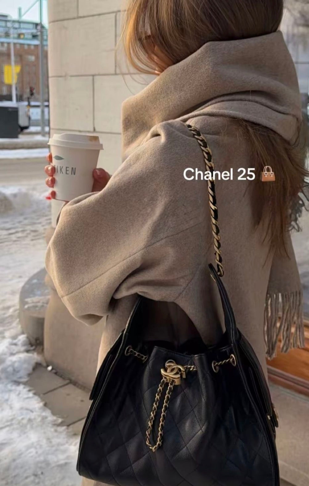 Bolsa Chanel negra