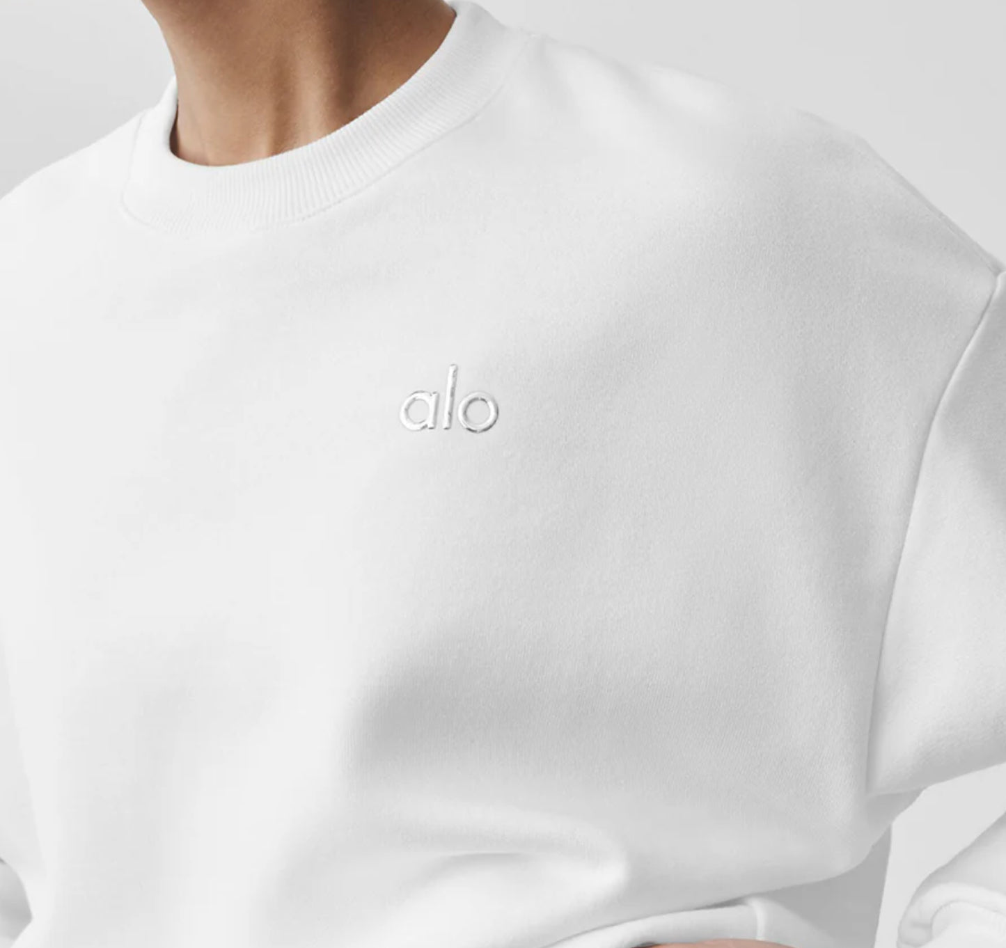 Sudadera alo yoga blanca unisex