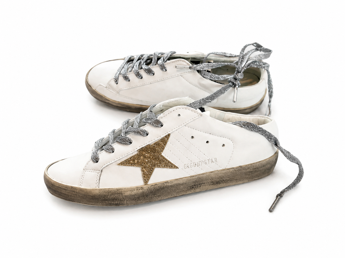Golden goose de meter estrella dorada brillos