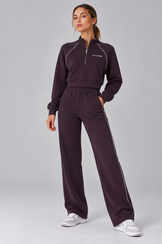 Conjunto Alo yoga vino
