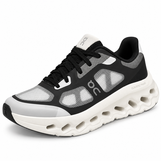 Tenis on Cloud TiLt remix blanco negro