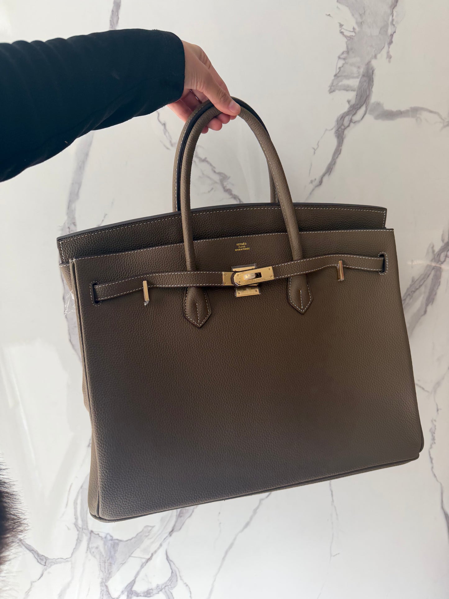 Bolsa Hermes beige