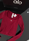 Playera manga larga Alo yoga vino