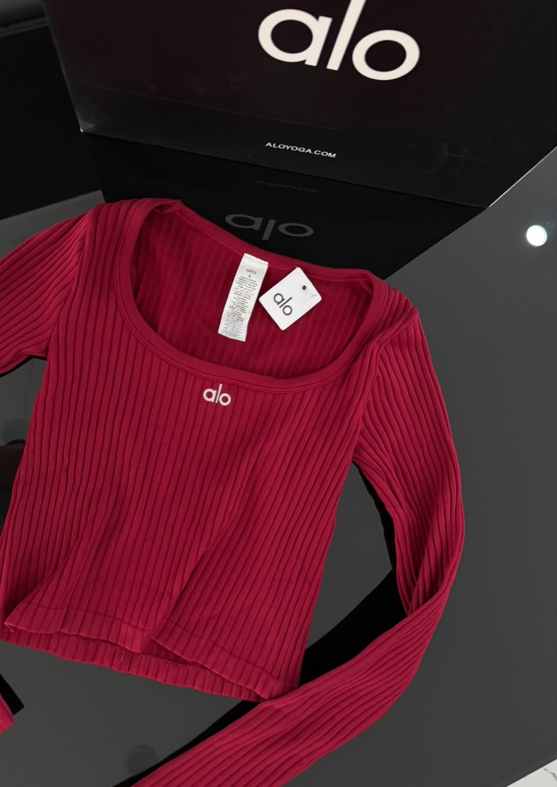 Playera manga larga Alo yoga vino