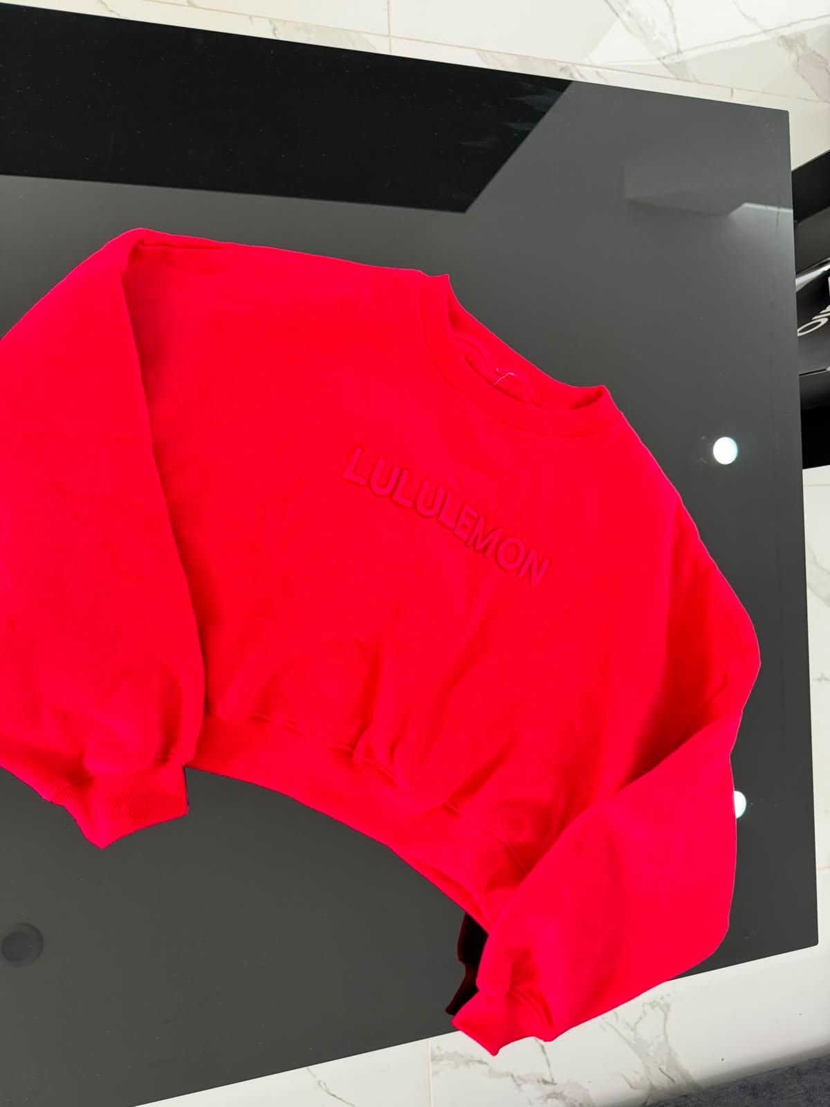Sudadera lululemon roja