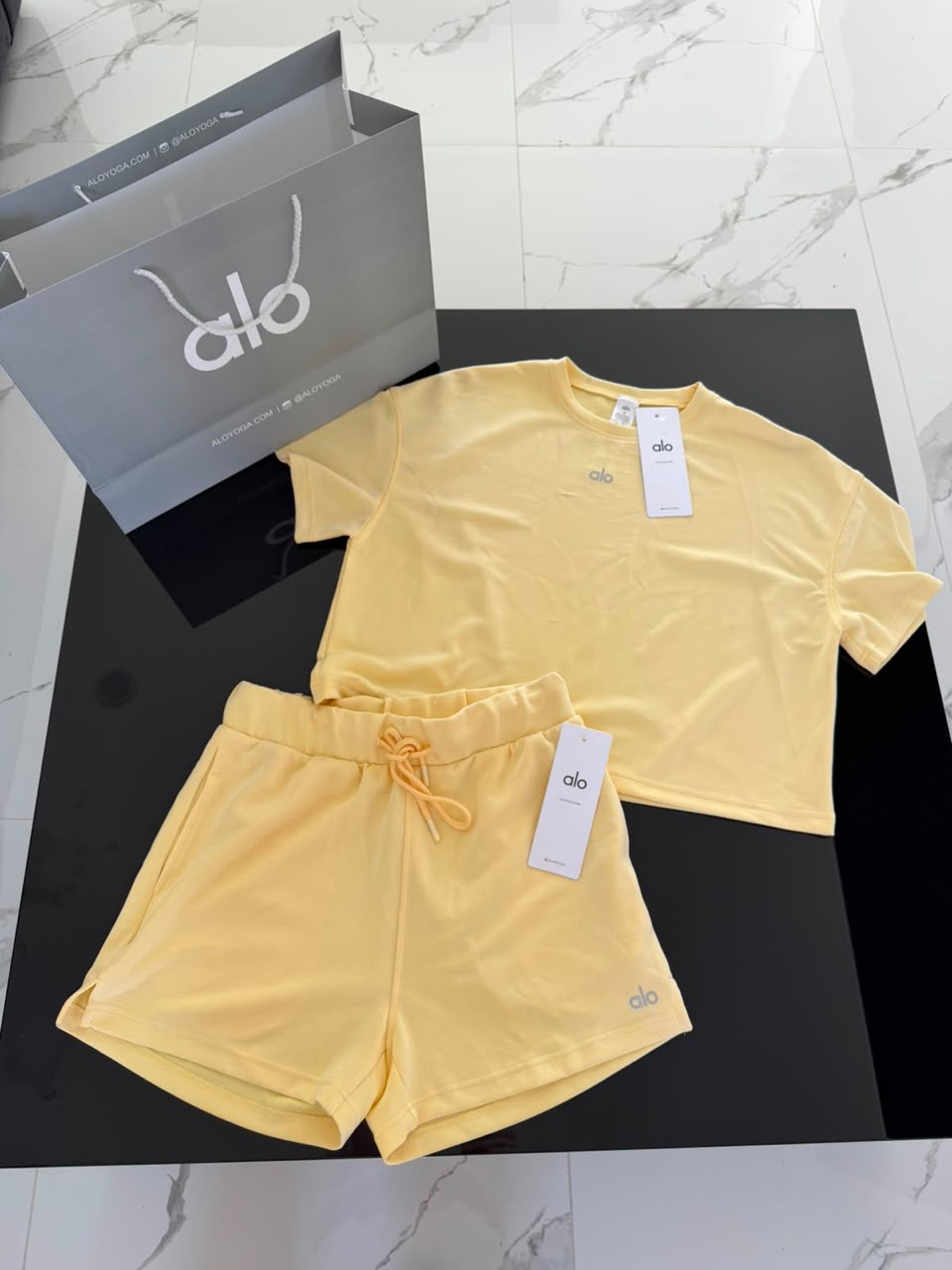 Conjunto alo yoga amarillo