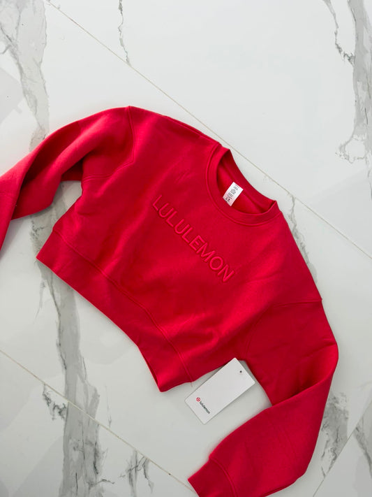 Sudadera lululemon roja