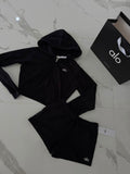Conjunto Alo yoga negro algodón
