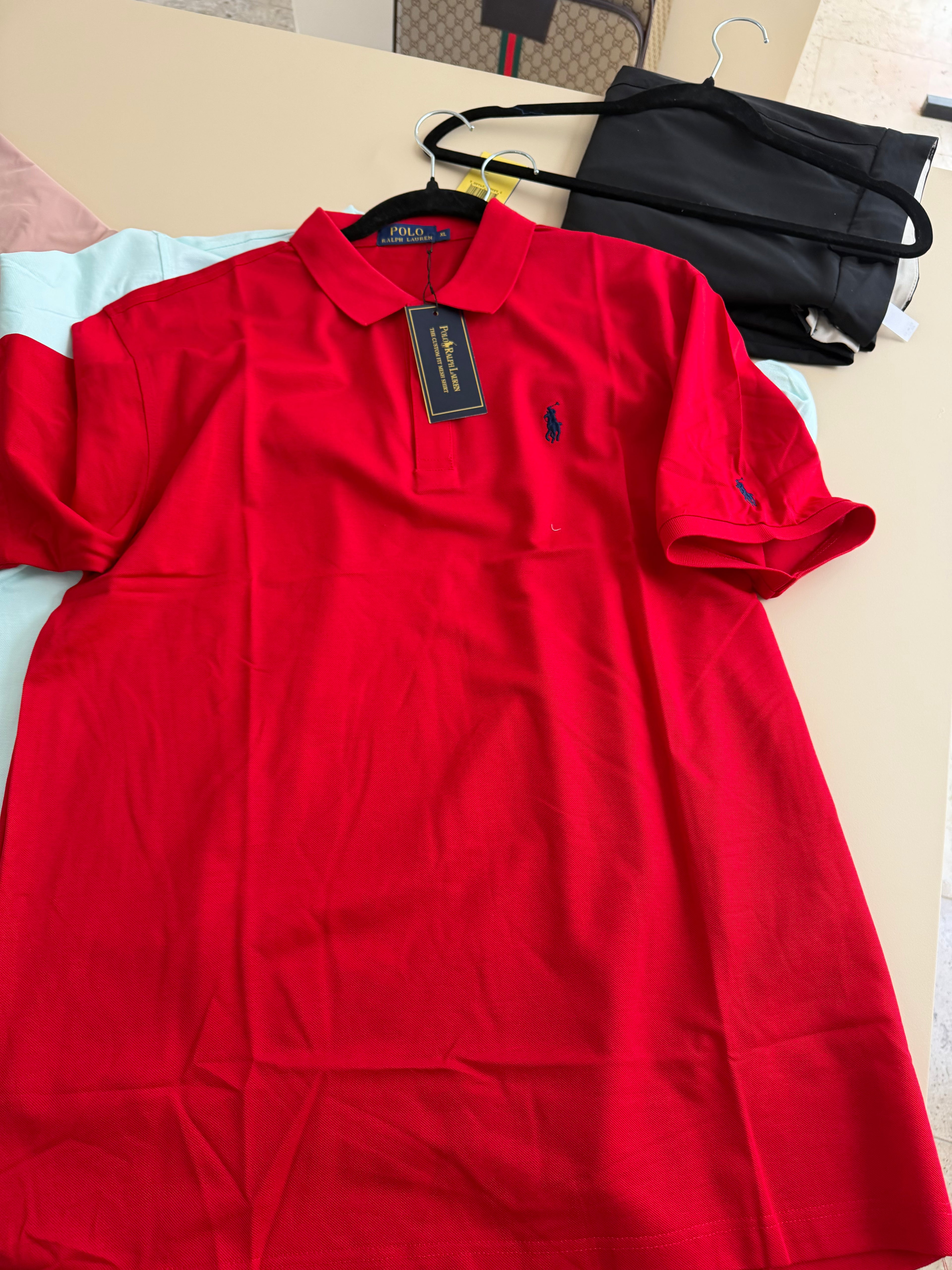 Playera polo roja