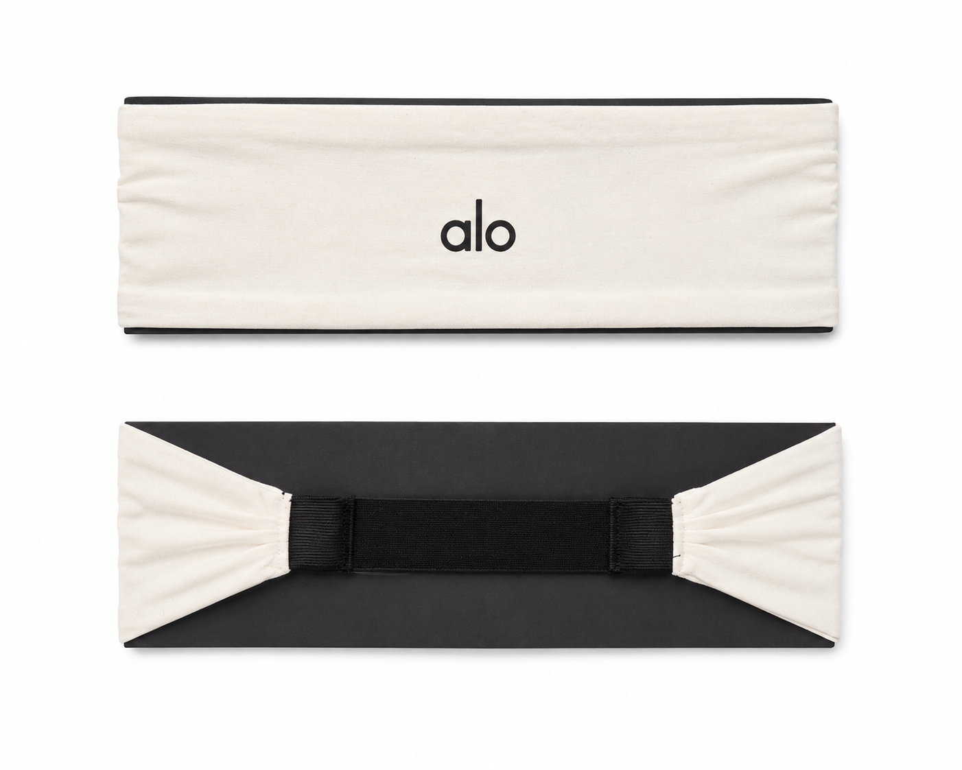 Bandita para el cabello beige tela licra