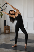 Enterizo Alo yoga negro  cuerpo completo