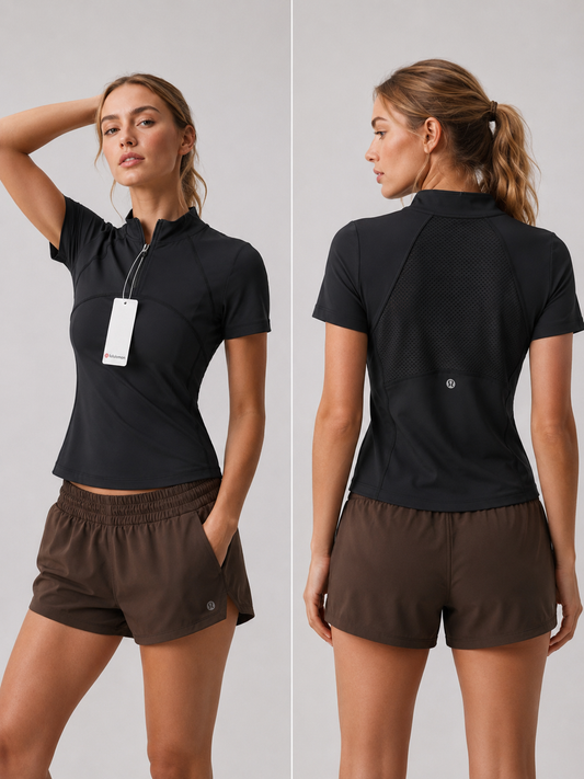 Playera Lululemon negra fit