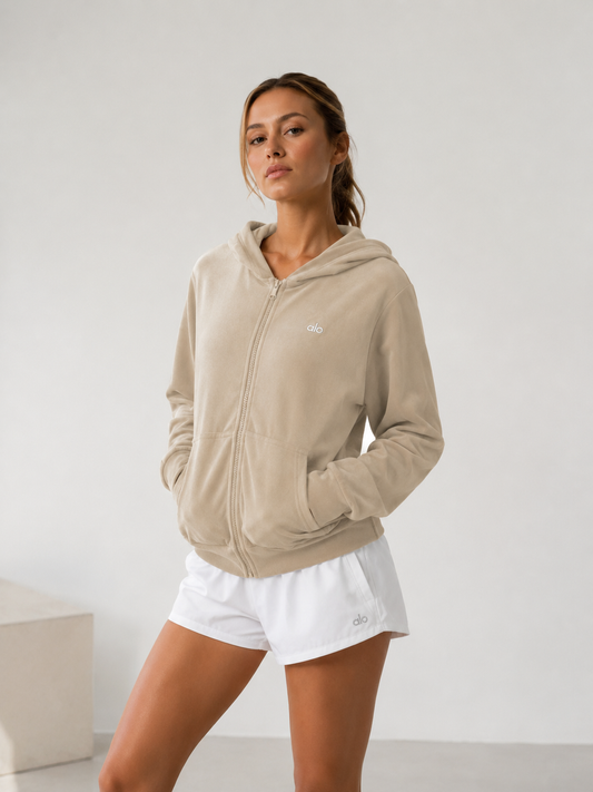 Sudadera beige Alo yoga