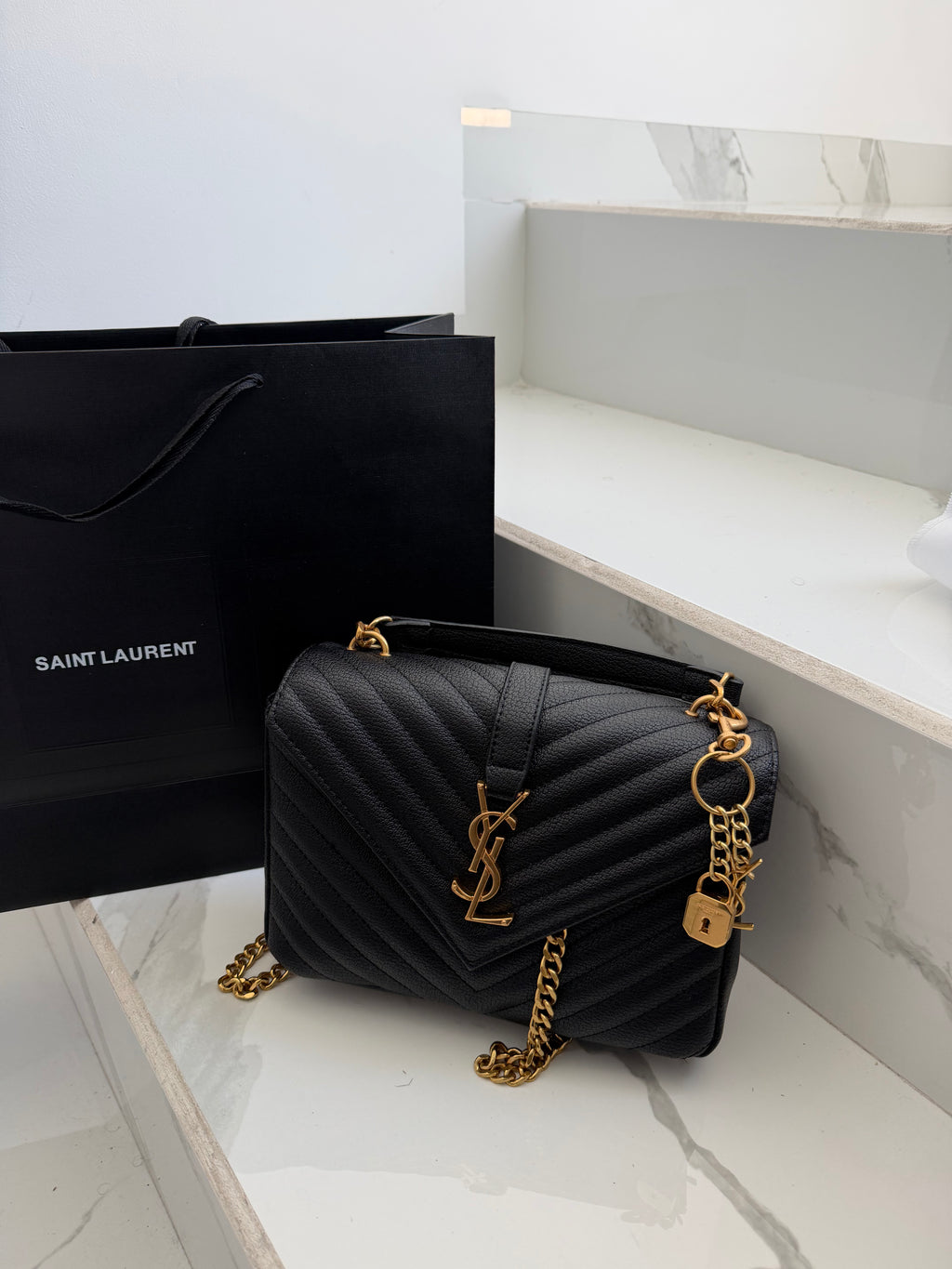 Bolsa ysl negra