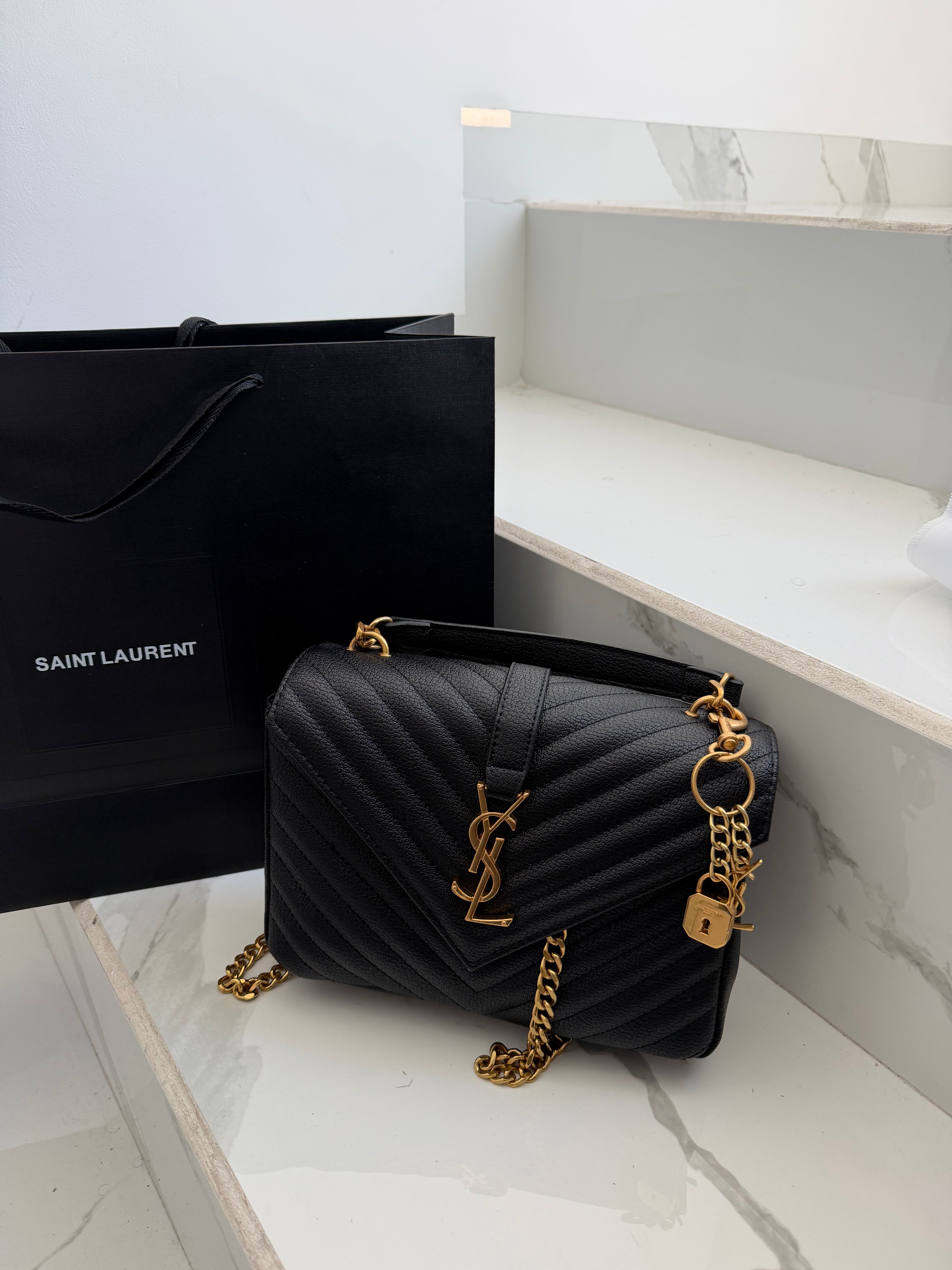 Bolsa ysl negra