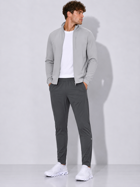 Pants Lululemon caballero gris obscuro tela licra