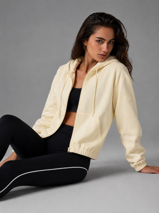 Sudadera Alo yoga amarilla