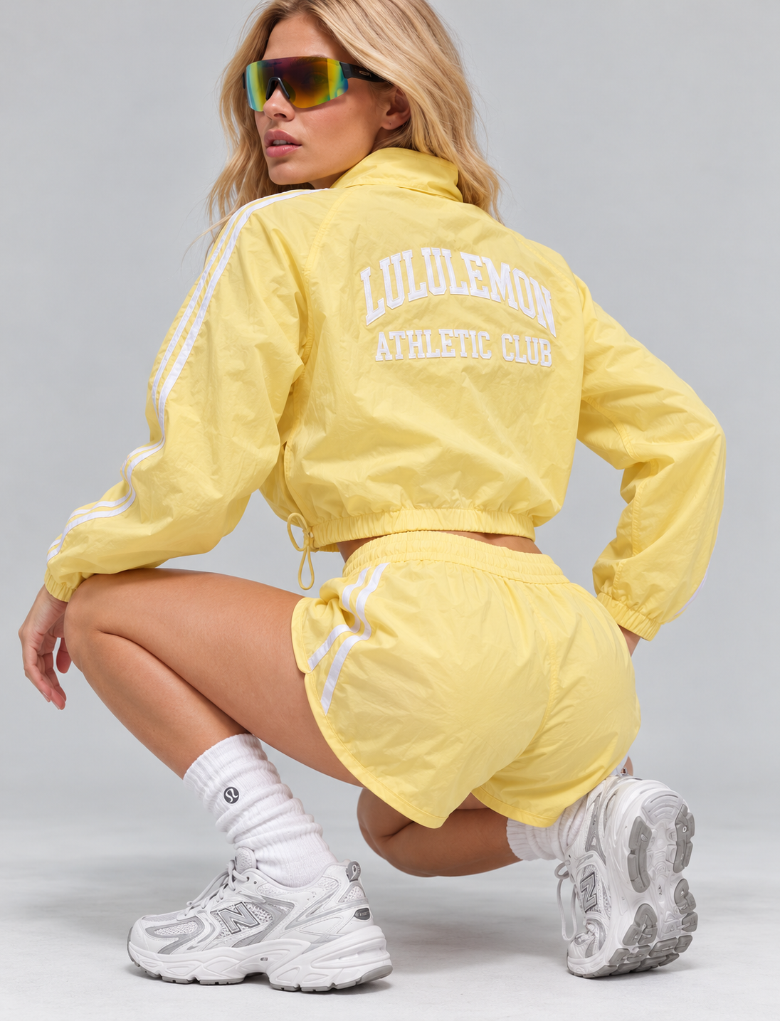 Chamarra Lululemon amarilla